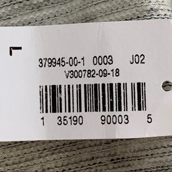 Old Navy Dress Light Gray Textured Scoop Neck 3/4 Sleeve Shift Dress Large NEW - Picture 10 of 13